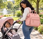 Grand sac de bébé à dos et bandoulière en coton