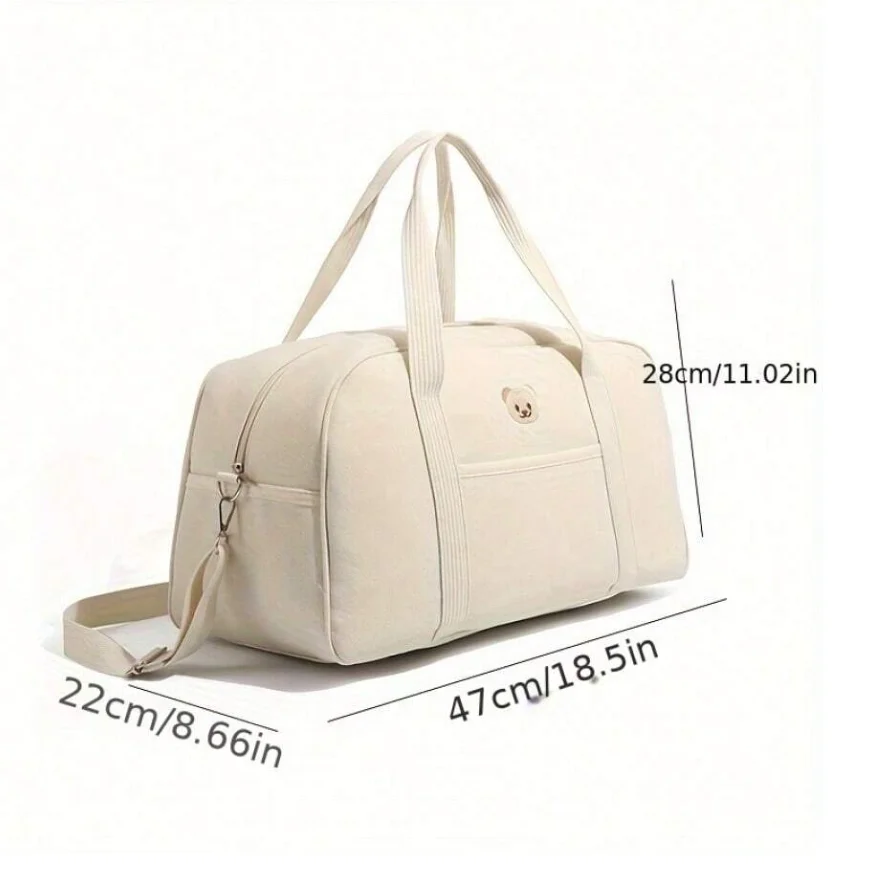 Sac à langer de grande capacité, pratique et très solide, à main et bandoulière – Image 2