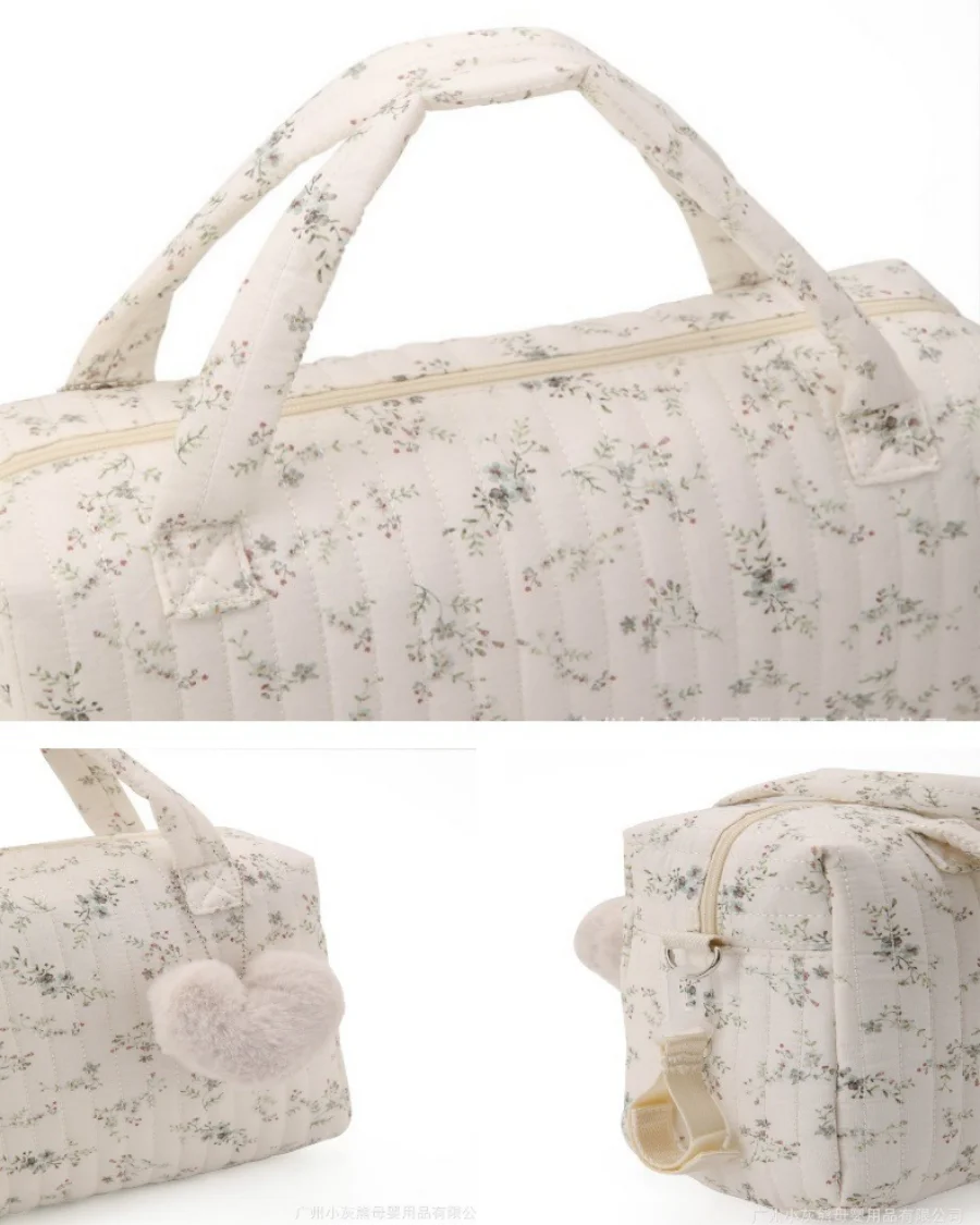 Sac à couches pour bébé mignon avec fermeture éclair; de rangement ou de voyage. – Image 3