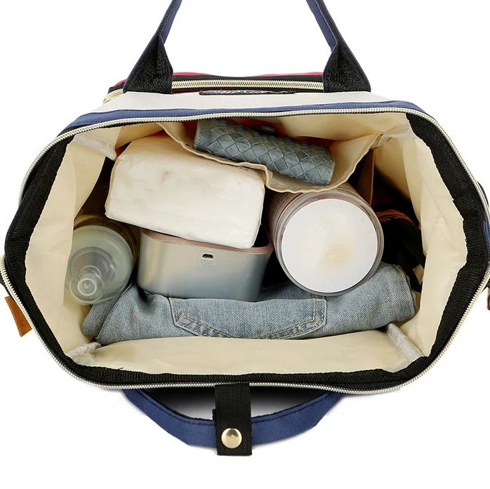 Sac à dos tendance et polyvalent pour mamans, grande capacité de rangement, isotherme. – Image 6