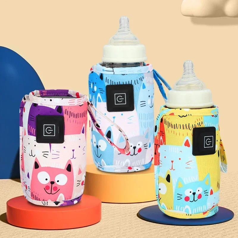 Chauffe-biberon USB isotherme pour voyage, poussette et portable pour nouveau-né