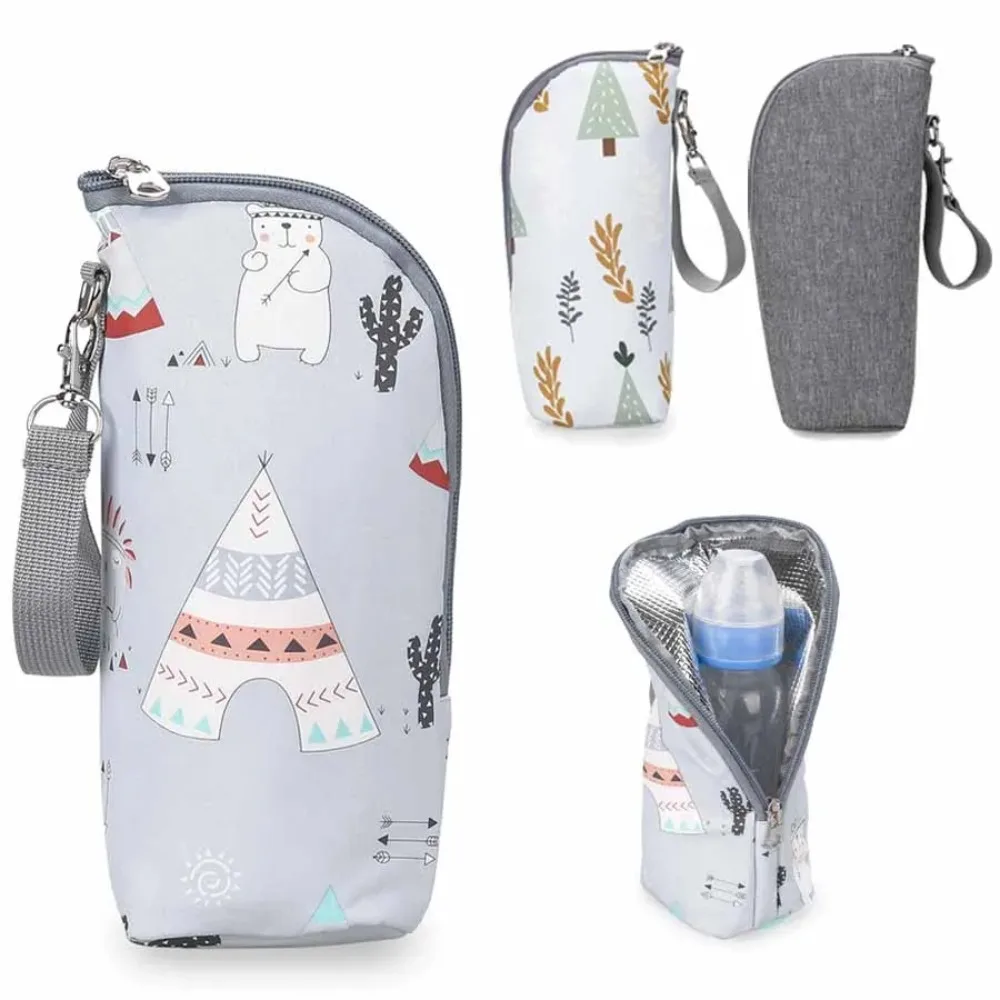 Sac isotherme de voyage pour biberons, avec isolation en aluminium