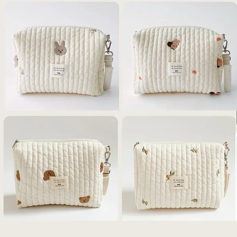 pochette à couches matelassé, organiseur, brodés pour bébés – Image 4