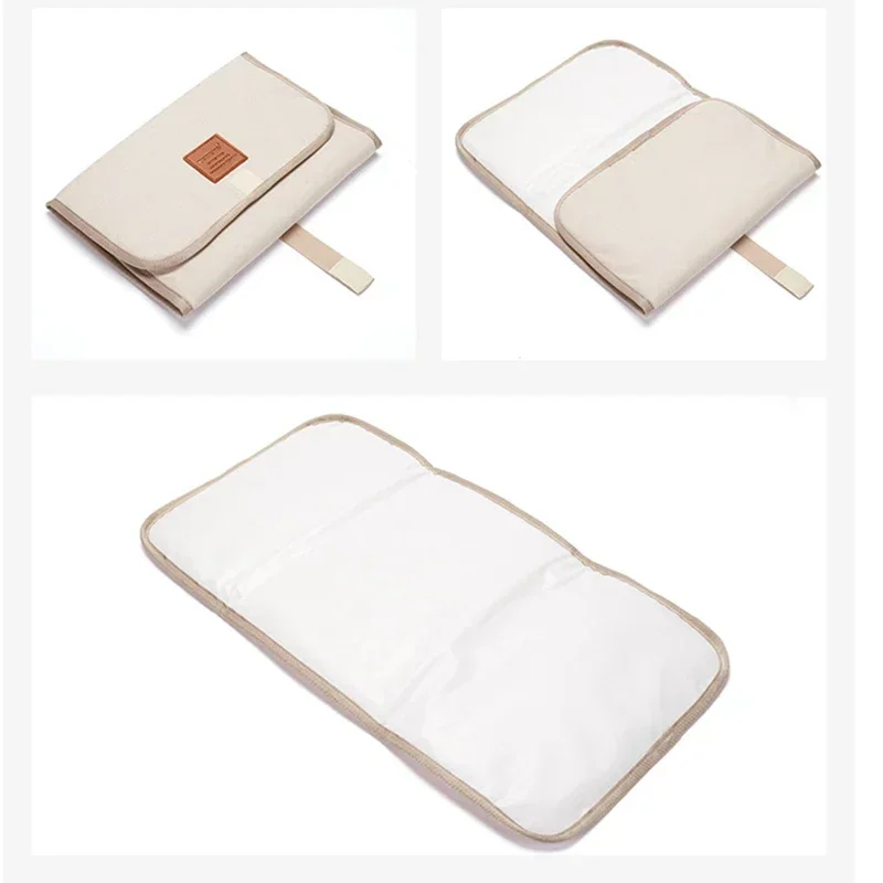 Matelas à langer imperméable, pour le sol, pour jouer, portable, pliable, lavable et compact – Image 2