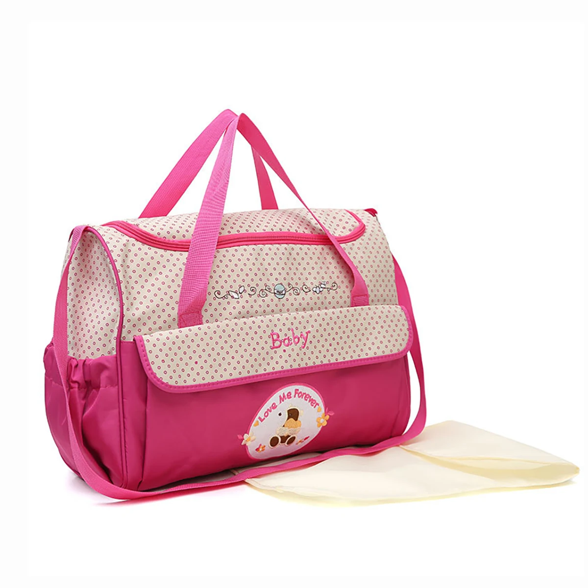 Sac à bandoulière léger, grande capacité, tendance, imperméable, à motif ours de dessin animé – Image 6