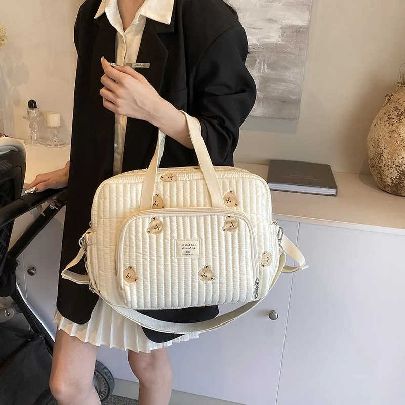 Sac organiseur pour bébé, sac à main brodé pour femme et à bandoulière – Image 4