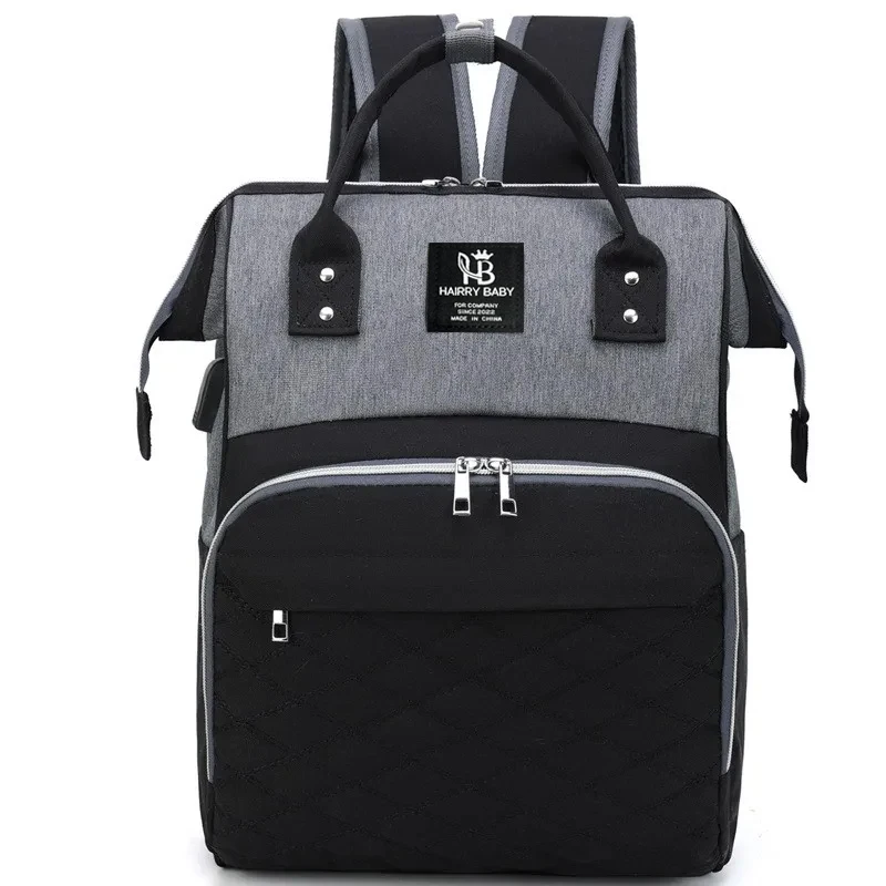 Sacs à langer, à suspendre à la poussette, sacs à dos à langer de grande capacité avec matelas à langer – Image 9