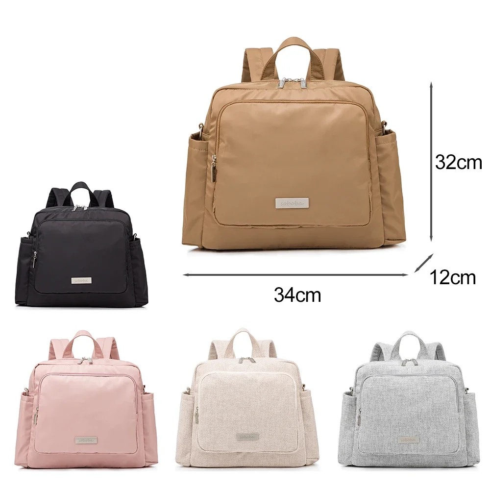 Nouveaux sacs à langer pour maman à dos, imperméables épais et de grande capacité – Image 2