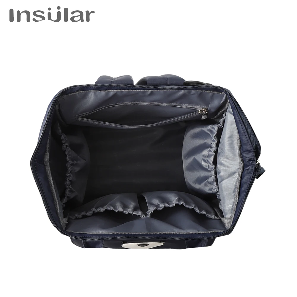 Sac à dos imperméable à langer avec motif cartoon et de grand volume – Image 5