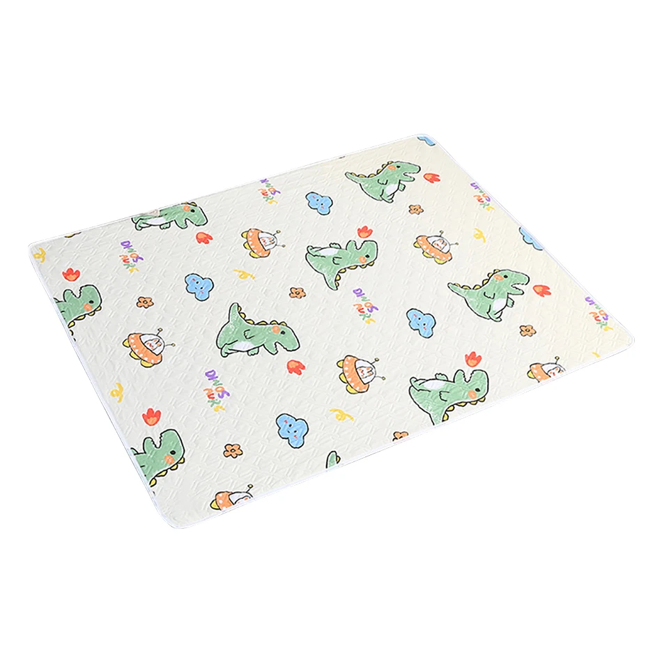 80 x 120 cm, 4 couches, matelas à langer en coton, imperméable et lavable – Image 7