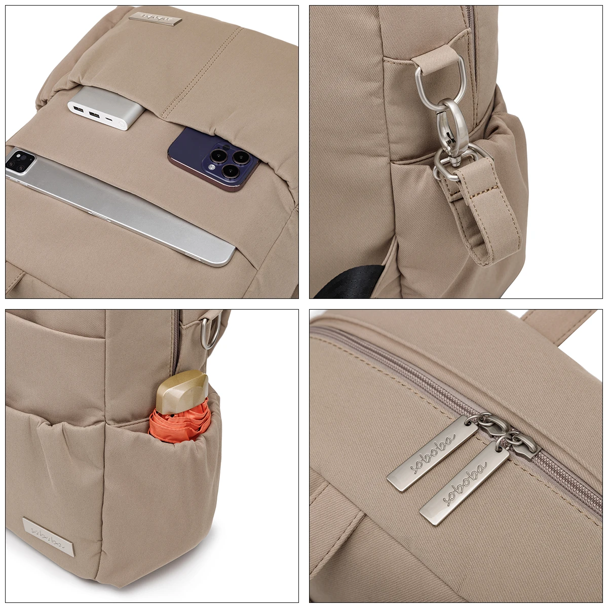 Sac à dos imperméable pour maman : multifonctionnel, robuste, grande capacité et léger – Image 4