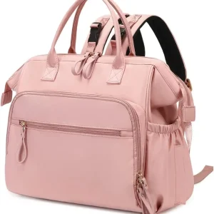 Sac à langer à dos de grande capacité, à bandoulière en coton
