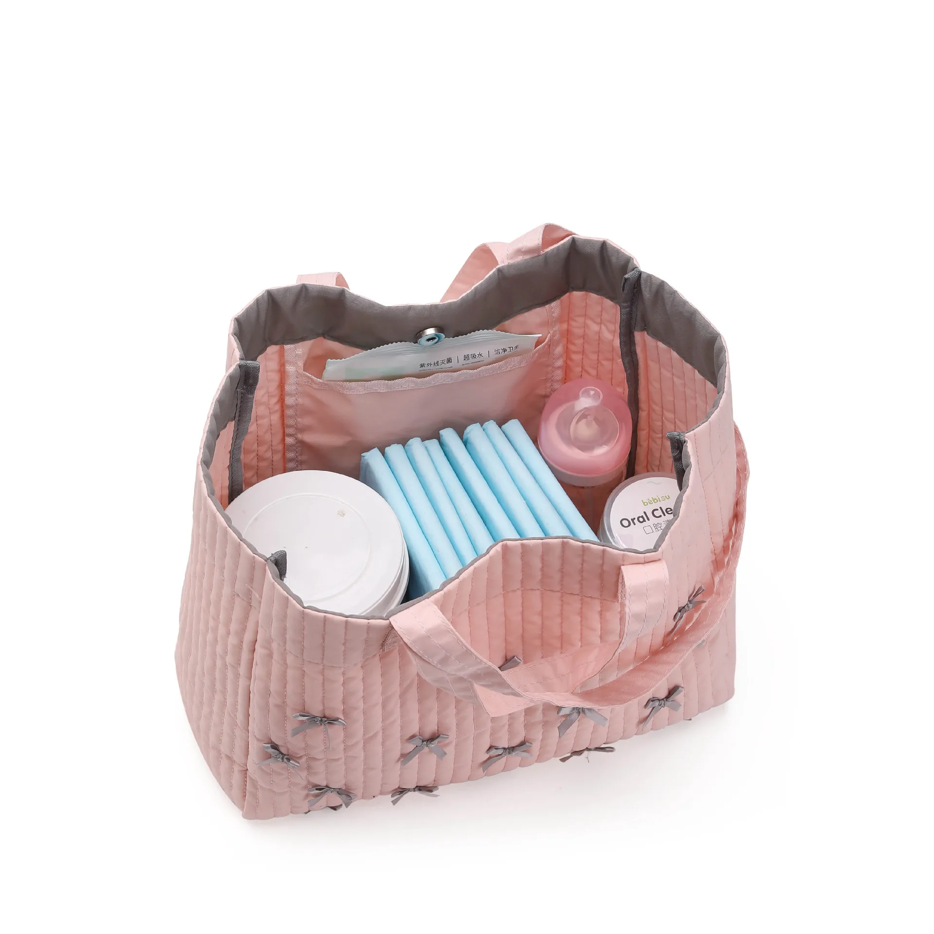 Sac à langer multifonction pour maman, léger et spacieux, à porter en bandoulière ou à la main. – Image 3