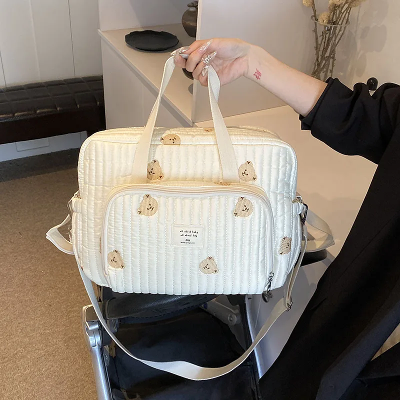 Sac organiseur pour bébé, sac à main brodé pour femme et à bandoulière