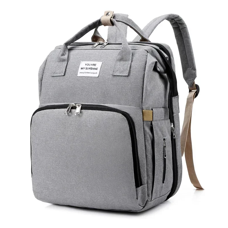Sacs à dos avec matelas à langer, lit de bébé, de grande capacité pour couches et biberons, pratiques pour l'allaitement – Image 6