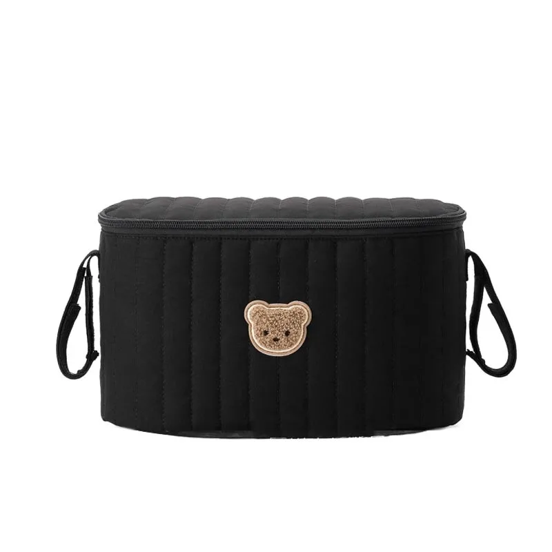 Sac à langer portable multifonctionnel en forme d'ourson, de rangement souples pour la maternité, organiseur de couches pour bébé – Image 6
