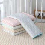 Tapis de change bébé réutilisable en coton