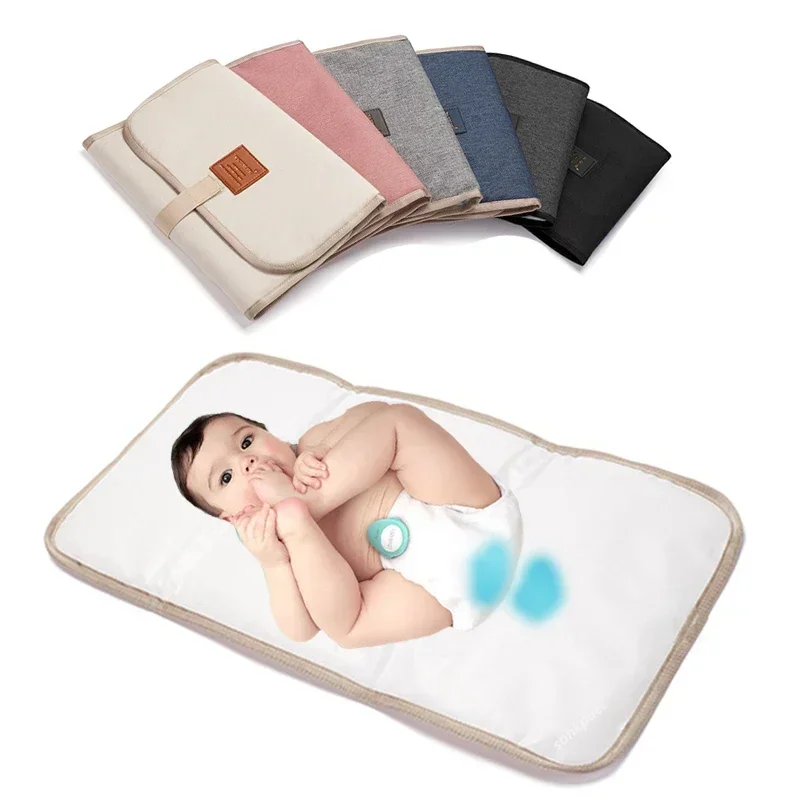Matelas à langer imperméable, pour le sol, pour jouer, portable, pliable, lavable et compact