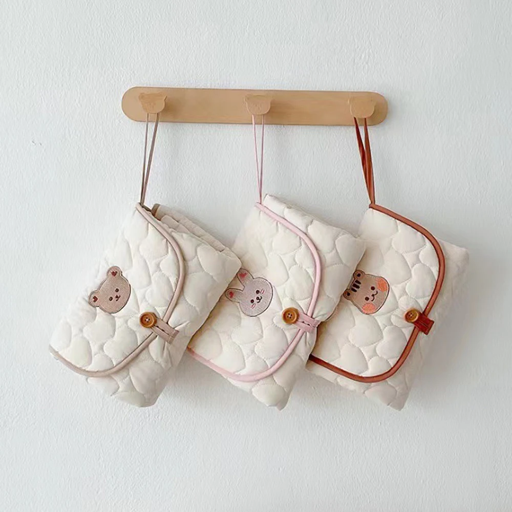 Tapis de change pliable et portable imperméable pour bébé. – Image 2