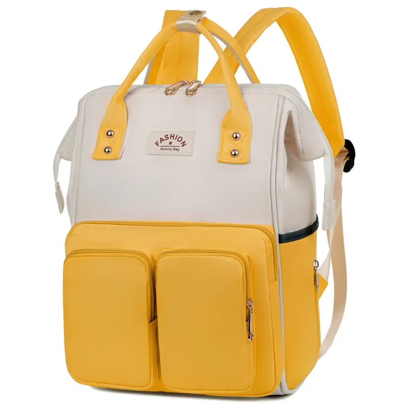 Sacs à dos pour bébé et maman multifonctionnels et de grande capacité, imperméable et pratique – Image 5