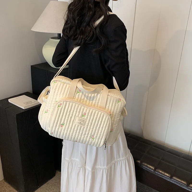 Sac organiseur pour bébé, sac à main brodé pour femme et à bandoulière – Image 5