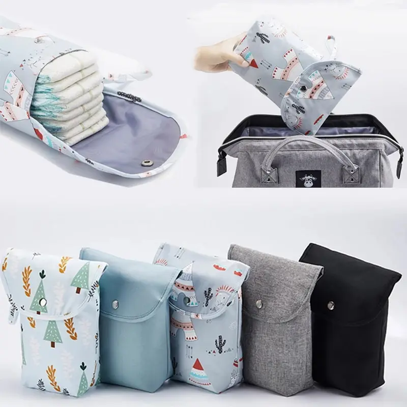 Pochette de rangement « Mummy » pour le sec et l'humide, organiseur de couches