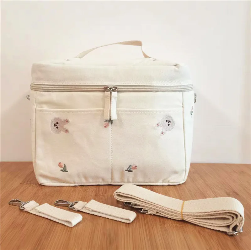 Sac isotherme imperméable pour biberons, à isolation thermique, sac à couches pour landau. – Image 7