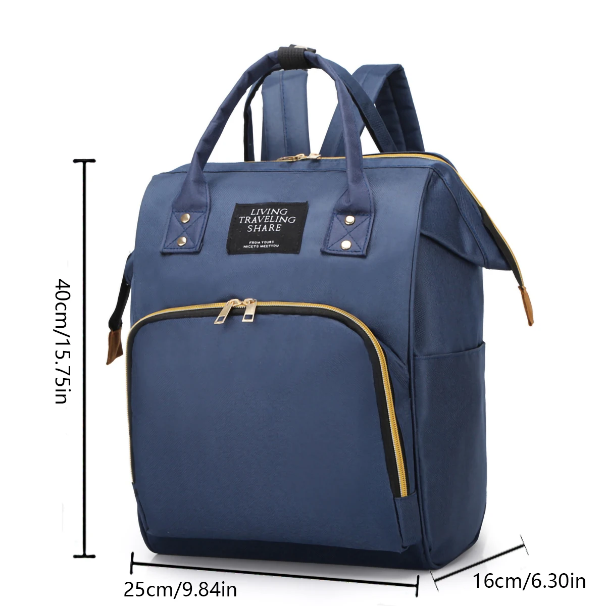 Sac à dos tendance et polyvalent pour mamans, grande capacité de rangement, isotherme. – Image 5