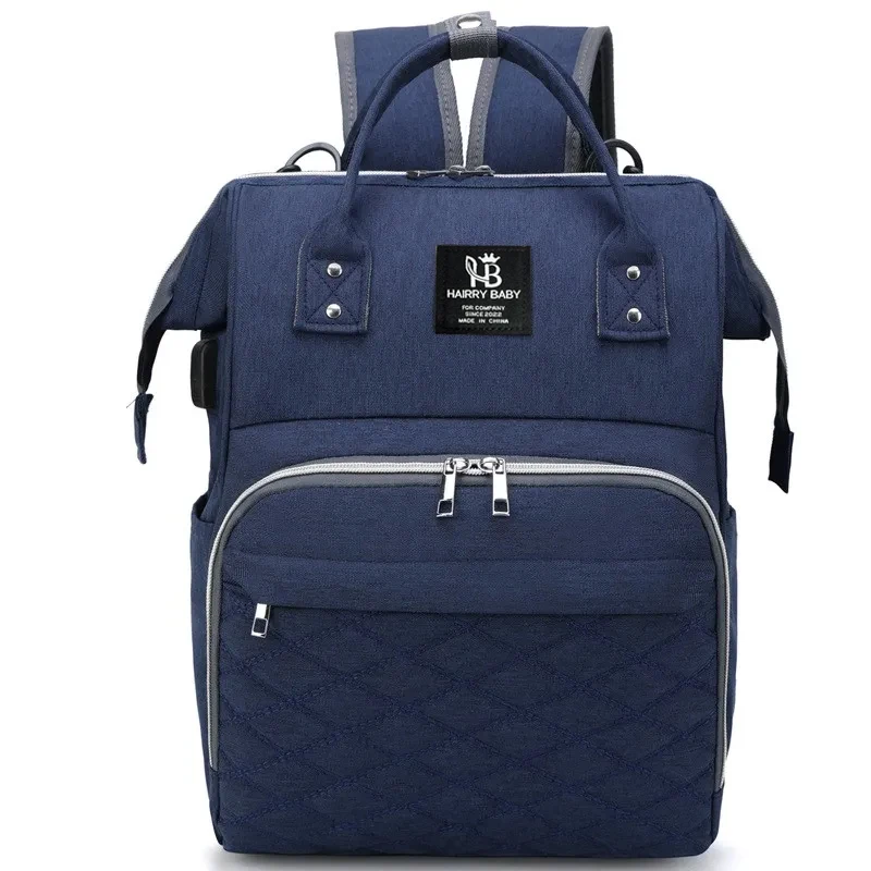 Sacs à langer, à suspendre à la poussette, sacs à dos à langer de grande capacité avec matelas à langer – Image 8