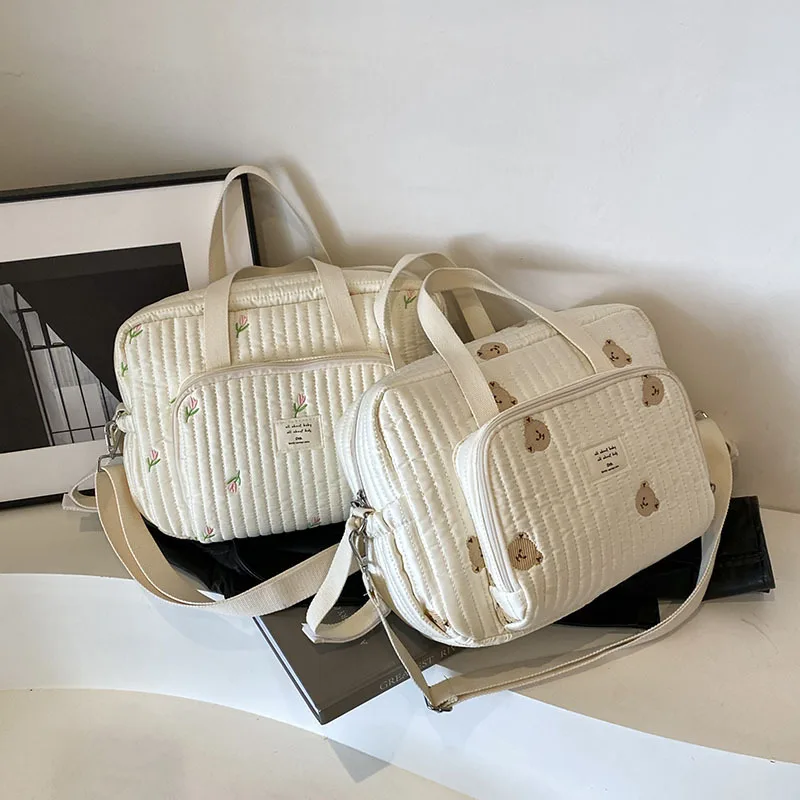 Sac organiseur pour bébé, sac à main brodé pour femme et à bandoulière – Image 3