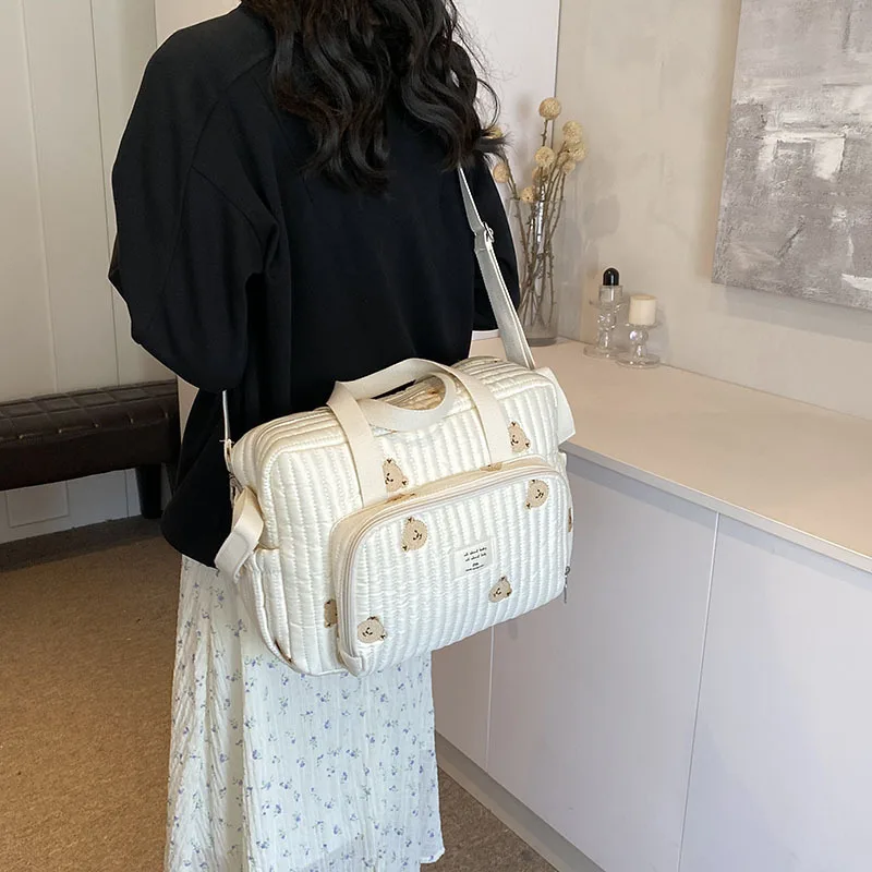 Sac organiseur pour bébé, sac à main brodé pour femme et à bandoulière – Image 2