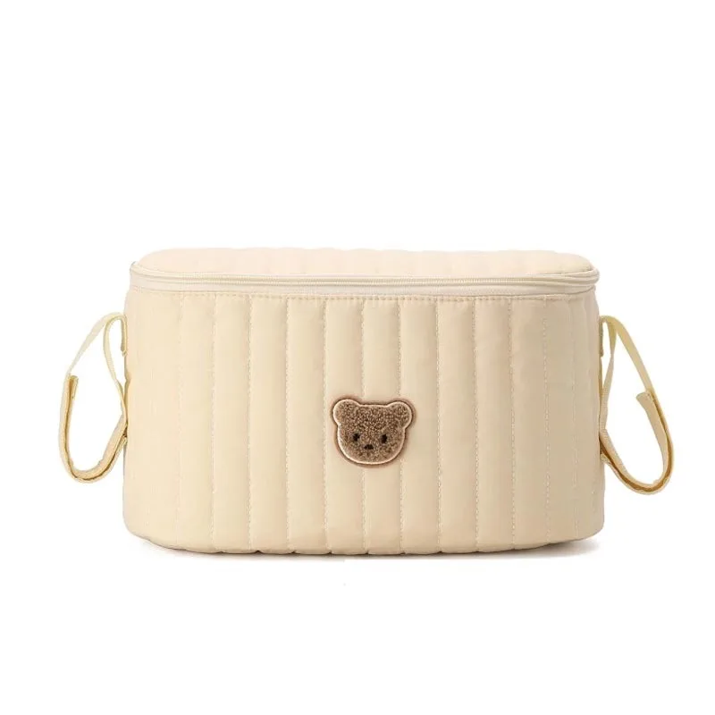 Sac à langer portable multifonctionnel en forme d'ourson, de rangement souples pour la maternité, organiseur de couches pour bébé – Image 5