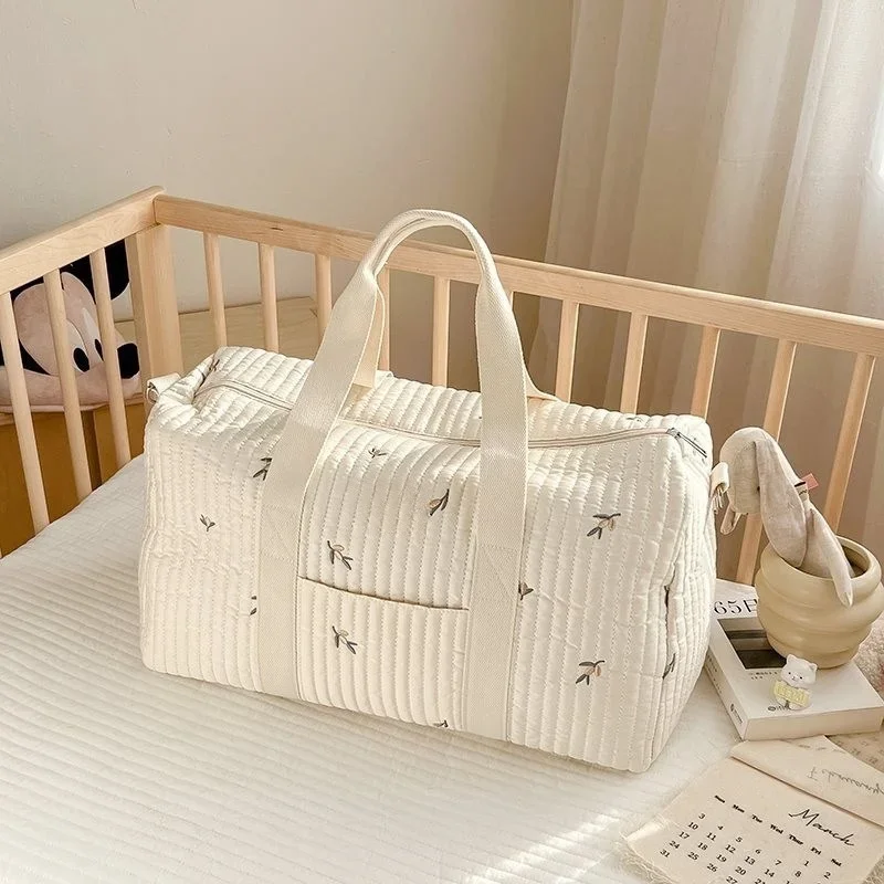 Grand sac de maman pour rangement des couches, sac de voyage multifonctionnel
