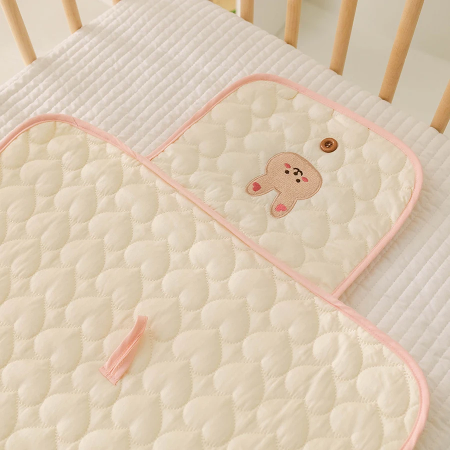 Tapis de change pliable et portable imperméable pour bébé. – Image 6