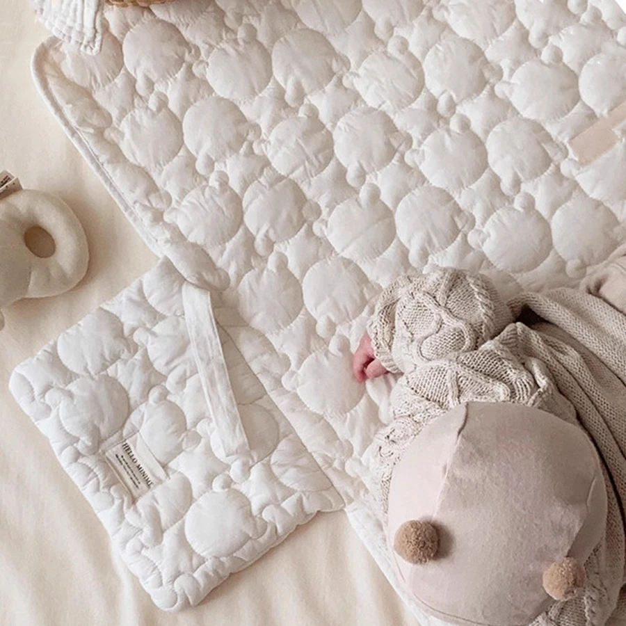 Tapis de change pour bébé pliable, imperméable, portable te durable. – Image 3