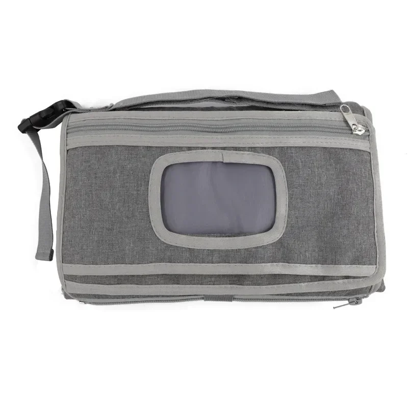Tapis à langer portable pour bébé avec poche, Kit de table à langer de voyage – Image 4