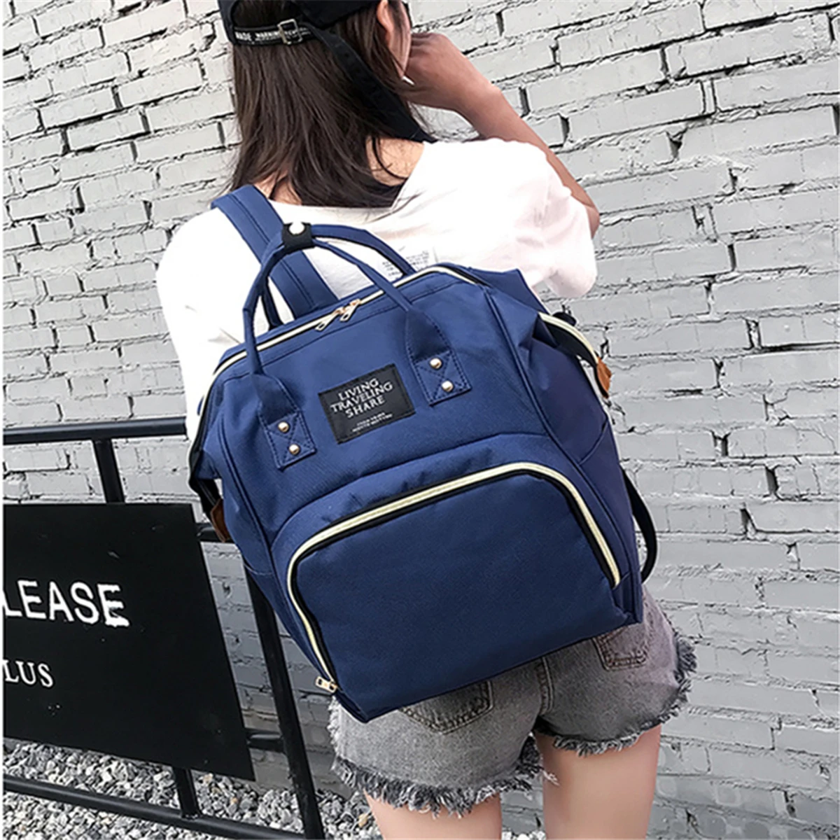Sac à dos tendance et polyvalent pour mamans, grande capacité de rangement, isotherme. – Image 4