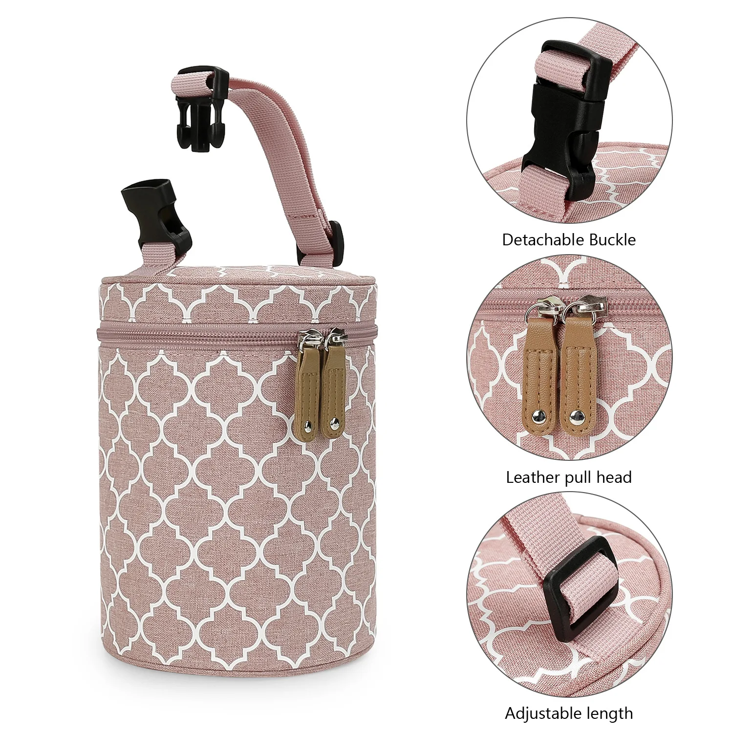 Sac isotherme pour garder le biberon au chaud avec accroche poussette réglable et robuste – Image 2