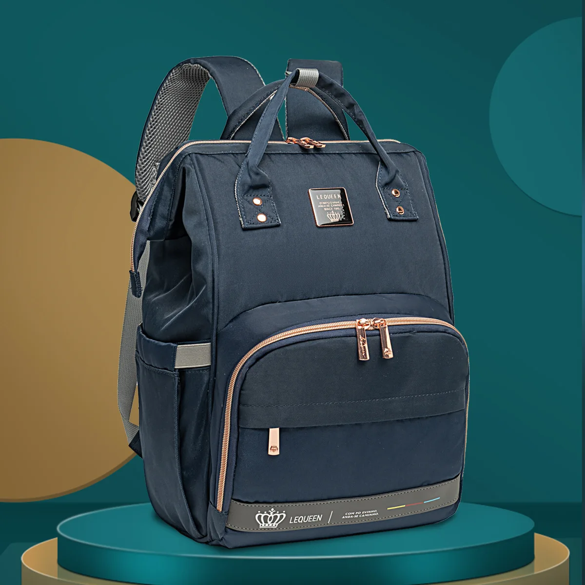 Sacs à langer a dos multifonctions pour maman, imperméable, grande capacité et hyper résistant – Image 6