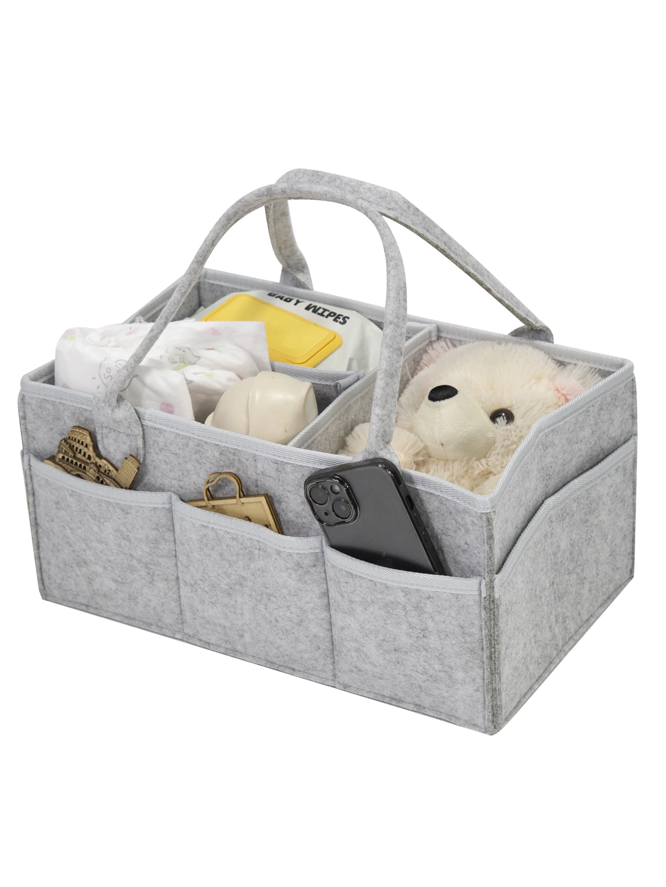 Sac fourre-tout, suspendus pour couches, portable et renforcé pour maman – Image 2