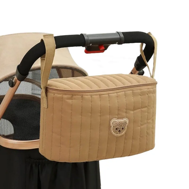 Sac à langer portable multifonctionnel en forme d'ourson, de rangement souples pour la maternité, organiseur de couches pour bébé – Image 2