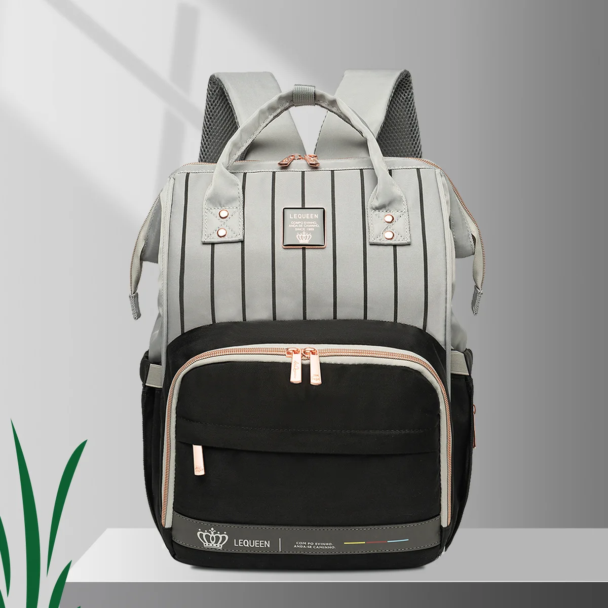 Sacs à langer a dos multifonctions pour maman, imperméable, grande capacité et hyper résistant – Image 3