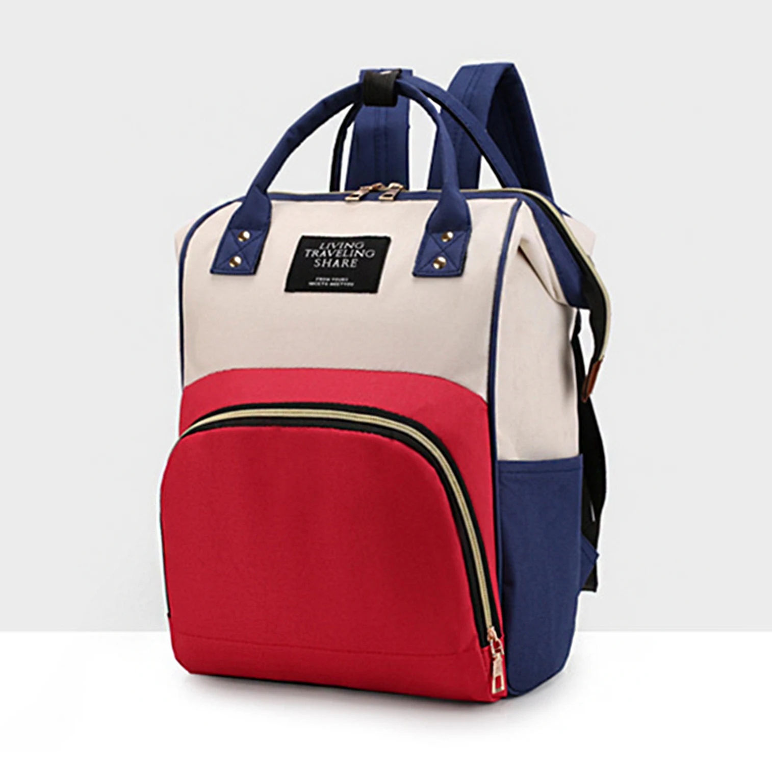 Sac à dos tendance et polyvalent pour mamans, grande capacité de rangement, isotherme. – Image 7