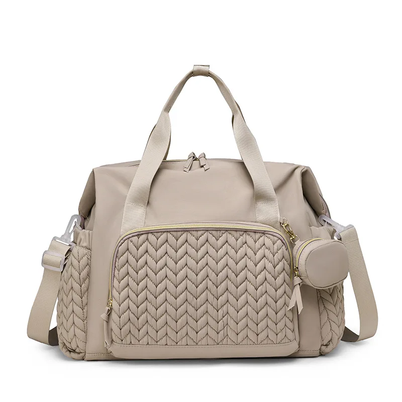 Sac à langer à main de grande capacité, à suspendre pour poussette, multifonctionnel et tendance – Image 4