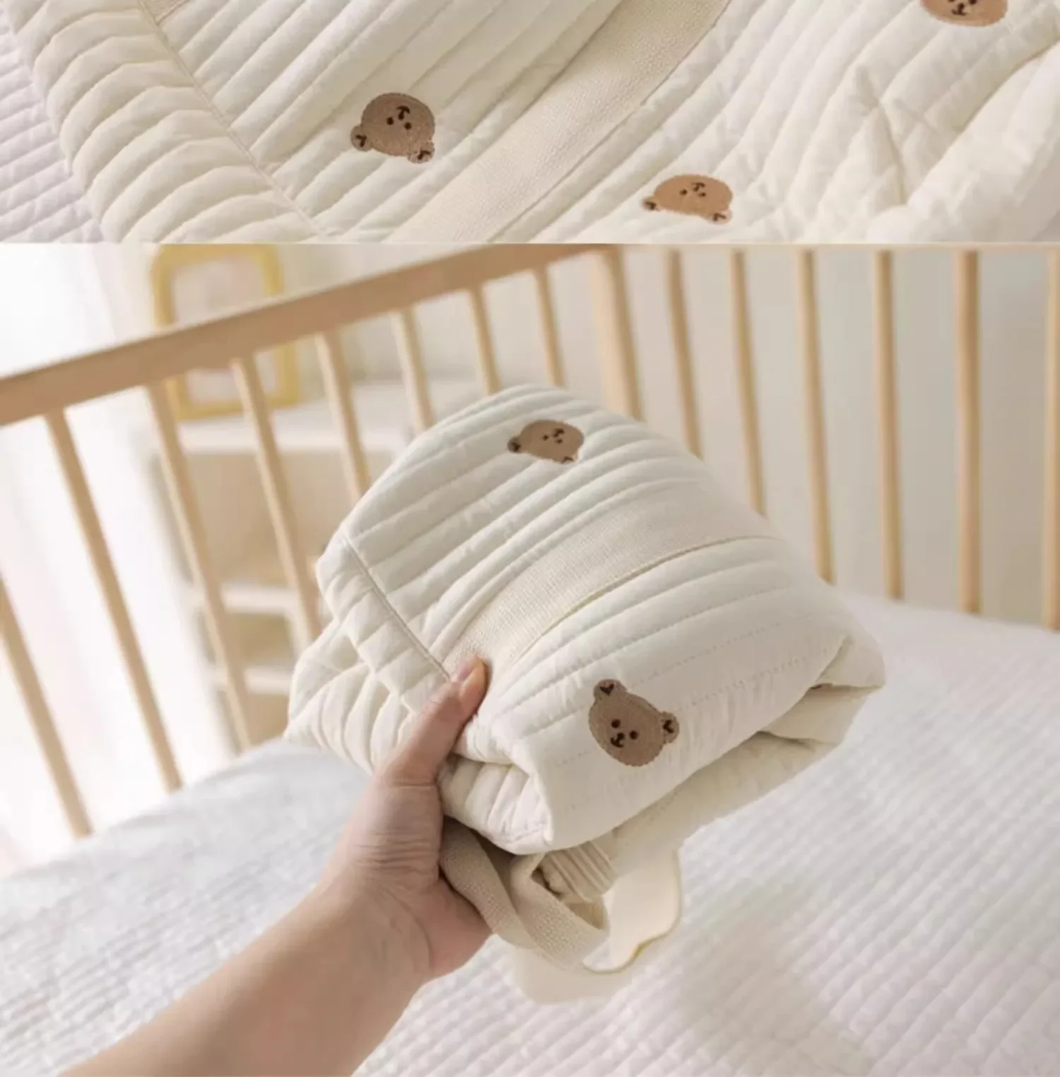 Grand sac de maman pour rangement des couches, sac de voyage multifonctionnel – Image 3