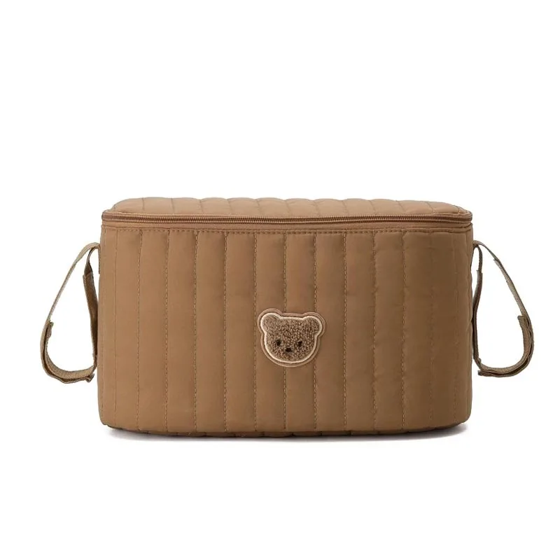 Sac à langer portable multifonctionnel en forme d'ourson, de rangement souples pour la maternité, organiseur de couches pour bébé – Image 7