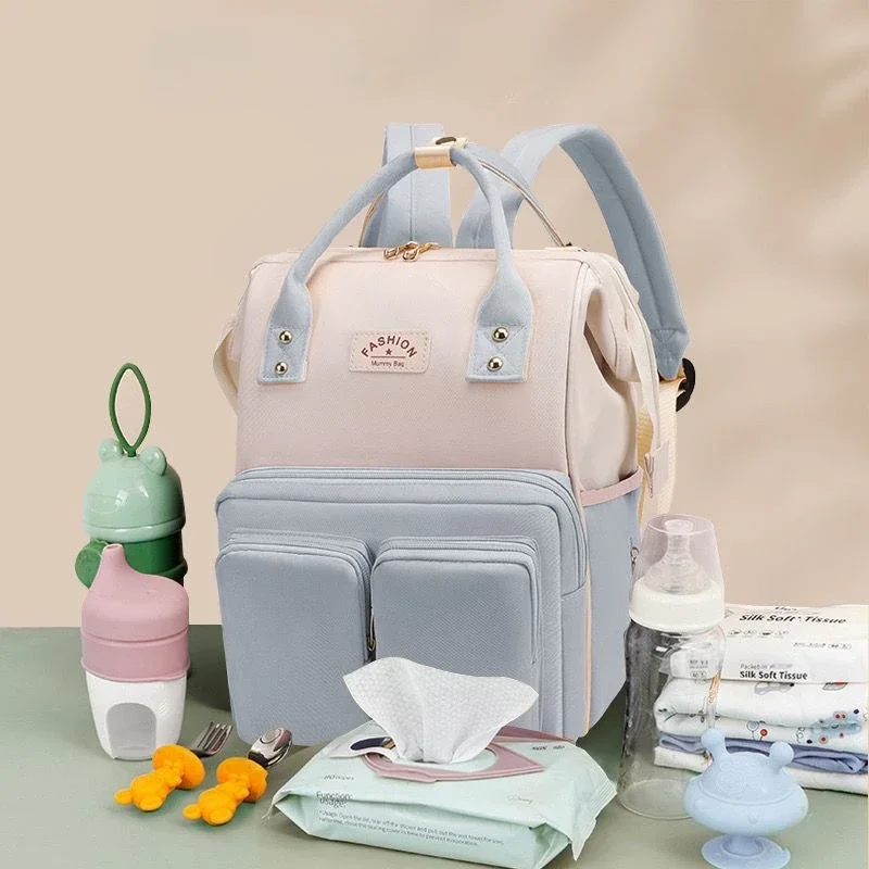 Sacs à dos pour bébé et maman multifonctionnels et de grande capacité, imperméable et pratique