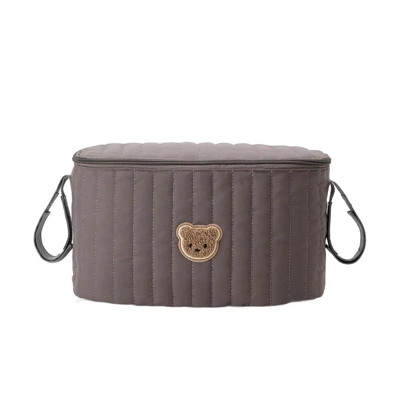 Sac à langer portable multifonctionnel en forme d'ourson, de rangement souples pour la maternité, organiseur de couches pour bébé – Image 8