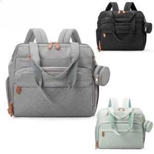 Grands sacs à dos avec pochette à tétines