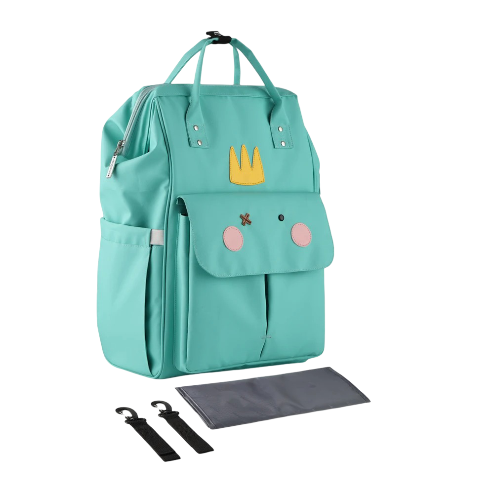Grand sac à dos imperméable avec motif cartoon – Image 7